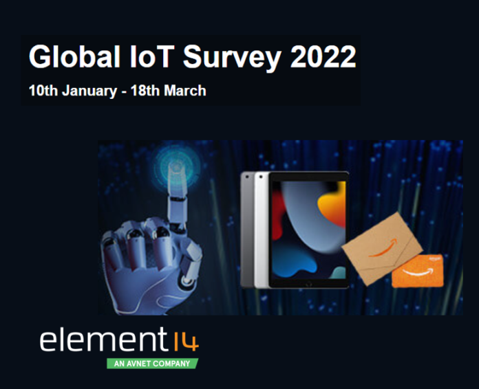 element14 launches fourth global IoT survey