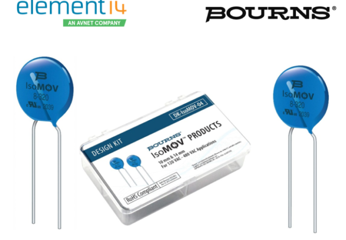element14 is now stocking award winning IsoMOV™ protectors from Bourns