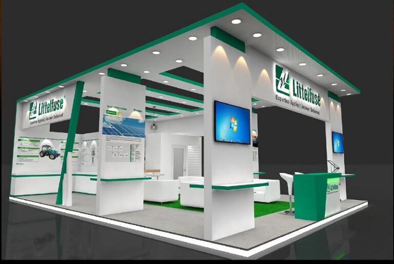 Littelfuse booth at electronica India 2022