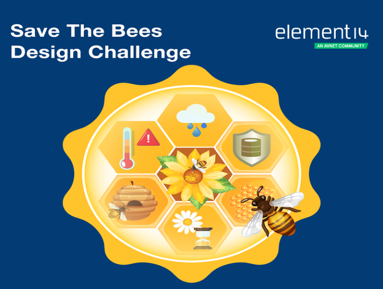 element14 Community announces Save the Bees Design Challenge to help solve issues causing bee extinction