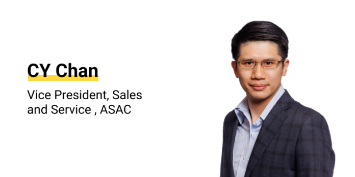 CY Chan as Vice President, Sales and Service, APAC