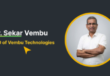 Vembu Technologies Strengthens India Focus with Expanded Channel-First Strategy and On-Ground Investments Mr. Sekar Vembu, CEO of Vembu Technologies