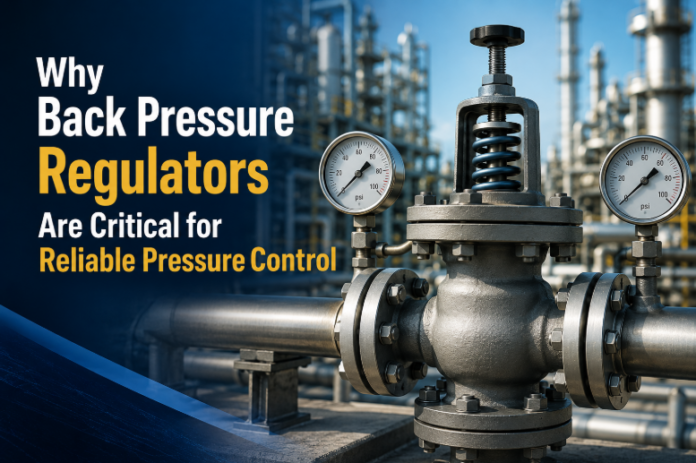 Why Back Pressure Regulators Are Critical for Reliable Pressure Control